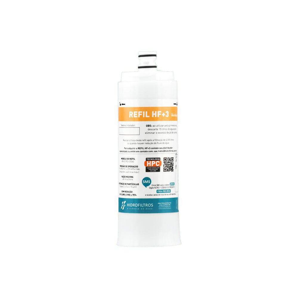 Refil Purificador De Água Ibbl - Hf+3 Hidrofiltros