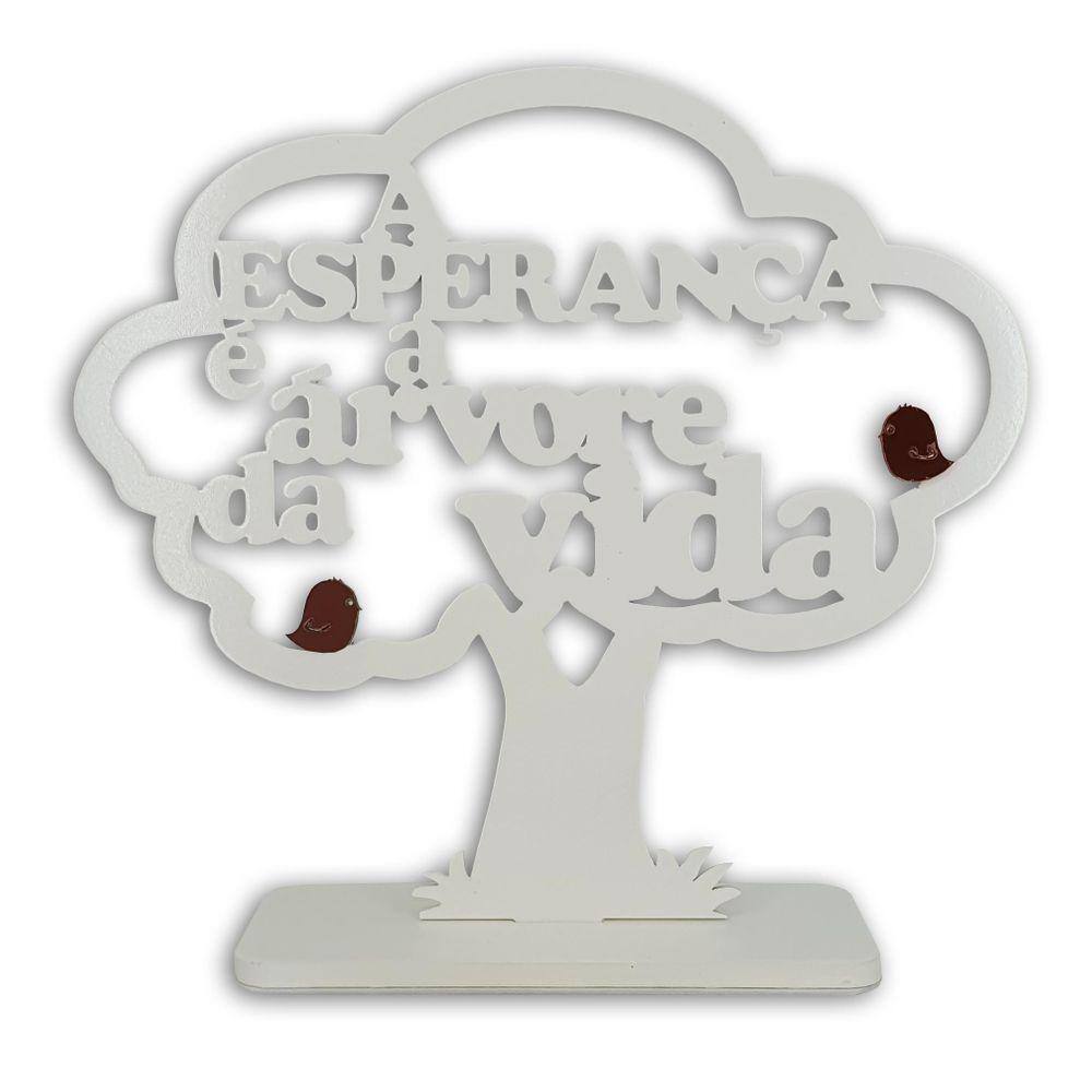 Árvore Da Esperança Com Pássaro De Espelho Bronze