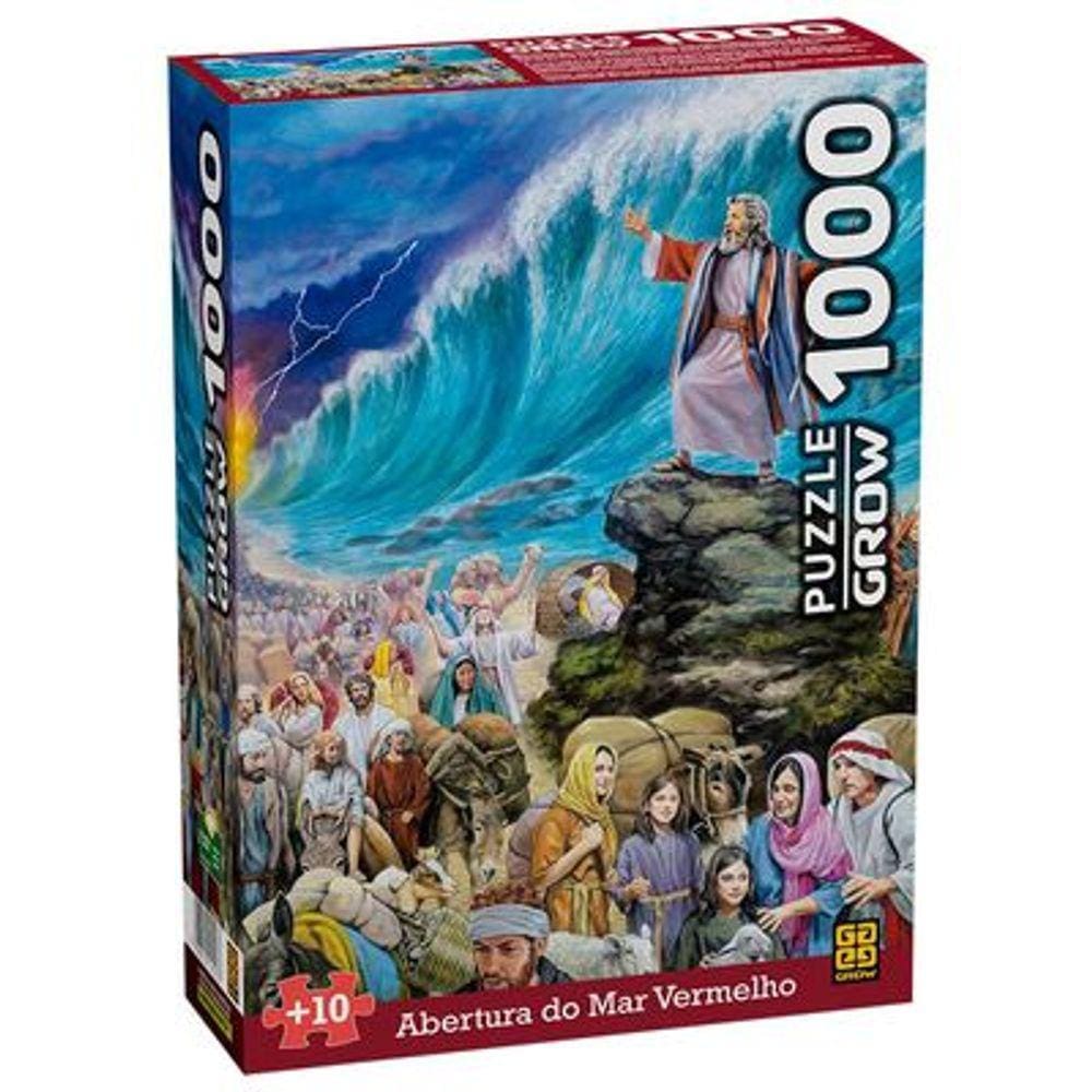 Puzzle - 1000 Pecas - Abertura do Mar Vermelho GROW