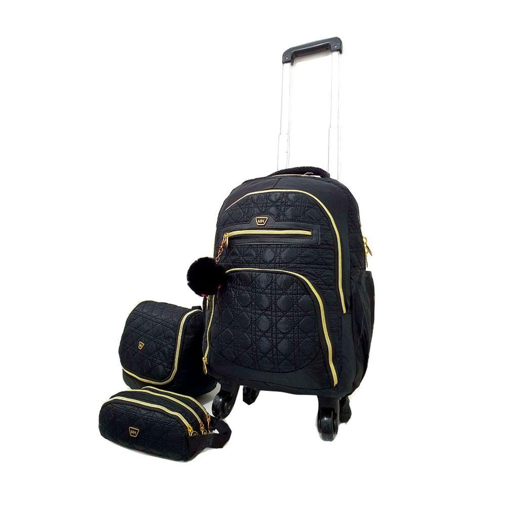 Mochila Escolar Giratória 360 Roda Lancheira Estojo mc4004