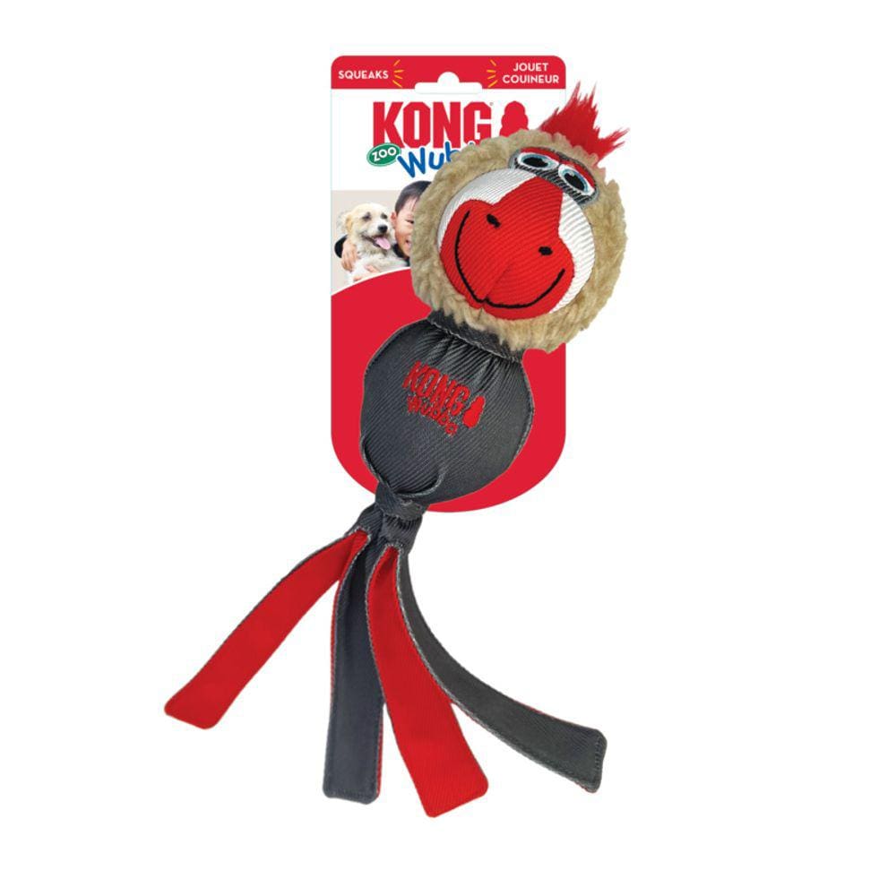 Brinquedo Pelucia Kong Wubba Zoo Macaco Para Cães Grande