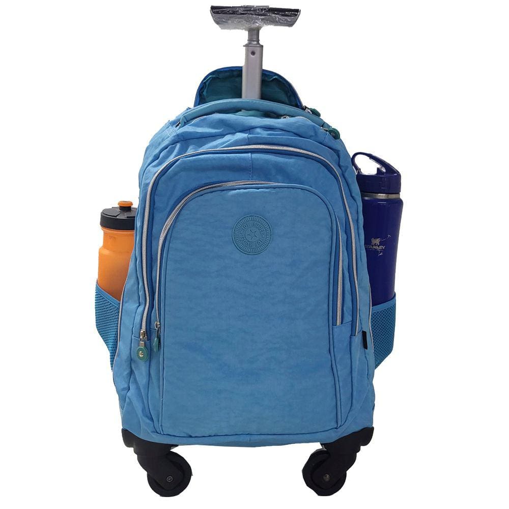 Mochila Escolar Tactel Rodinhas 360° Top Model Notebook Tm39