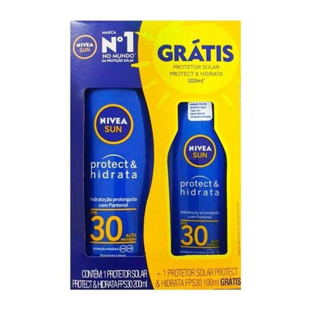 Kit Nivea Sun Protect & Hidrata Fps 30 200ml + 100ml