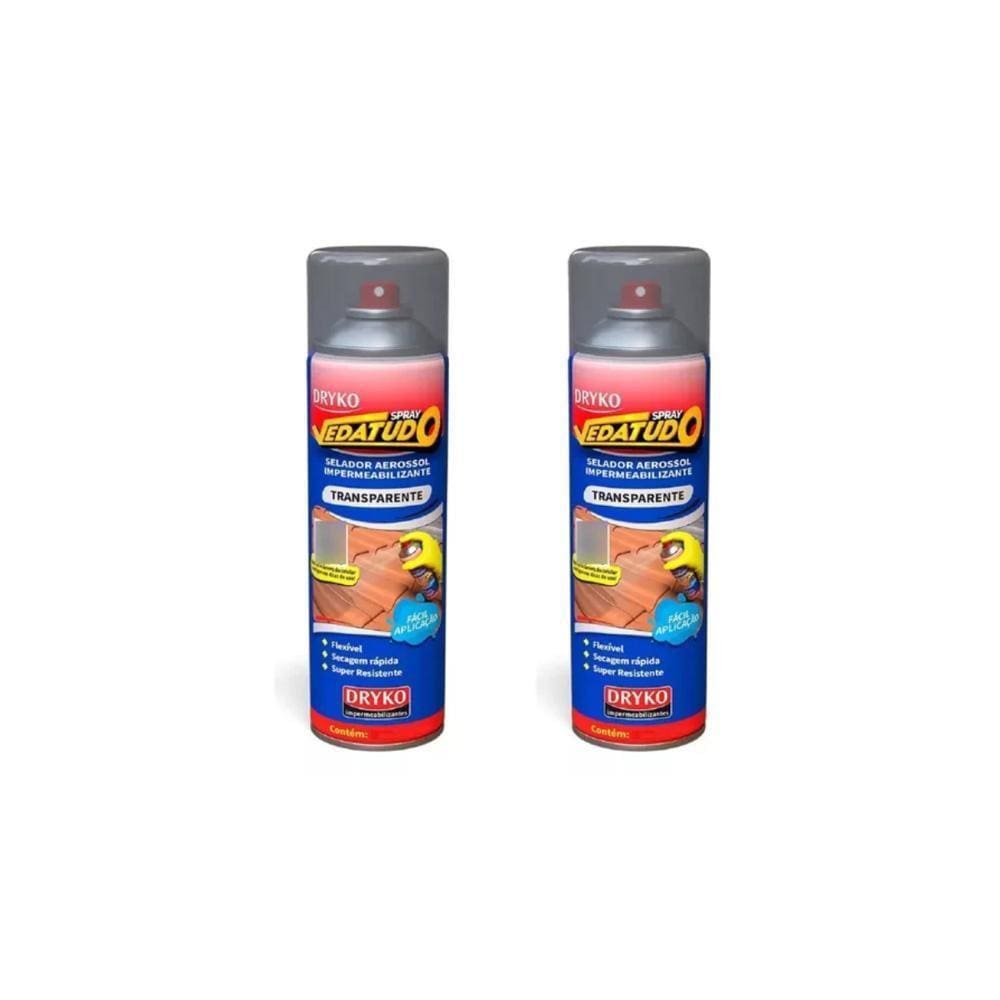02 Spray Borracha Líquida Multiuso Impermeabilizante Vedação
