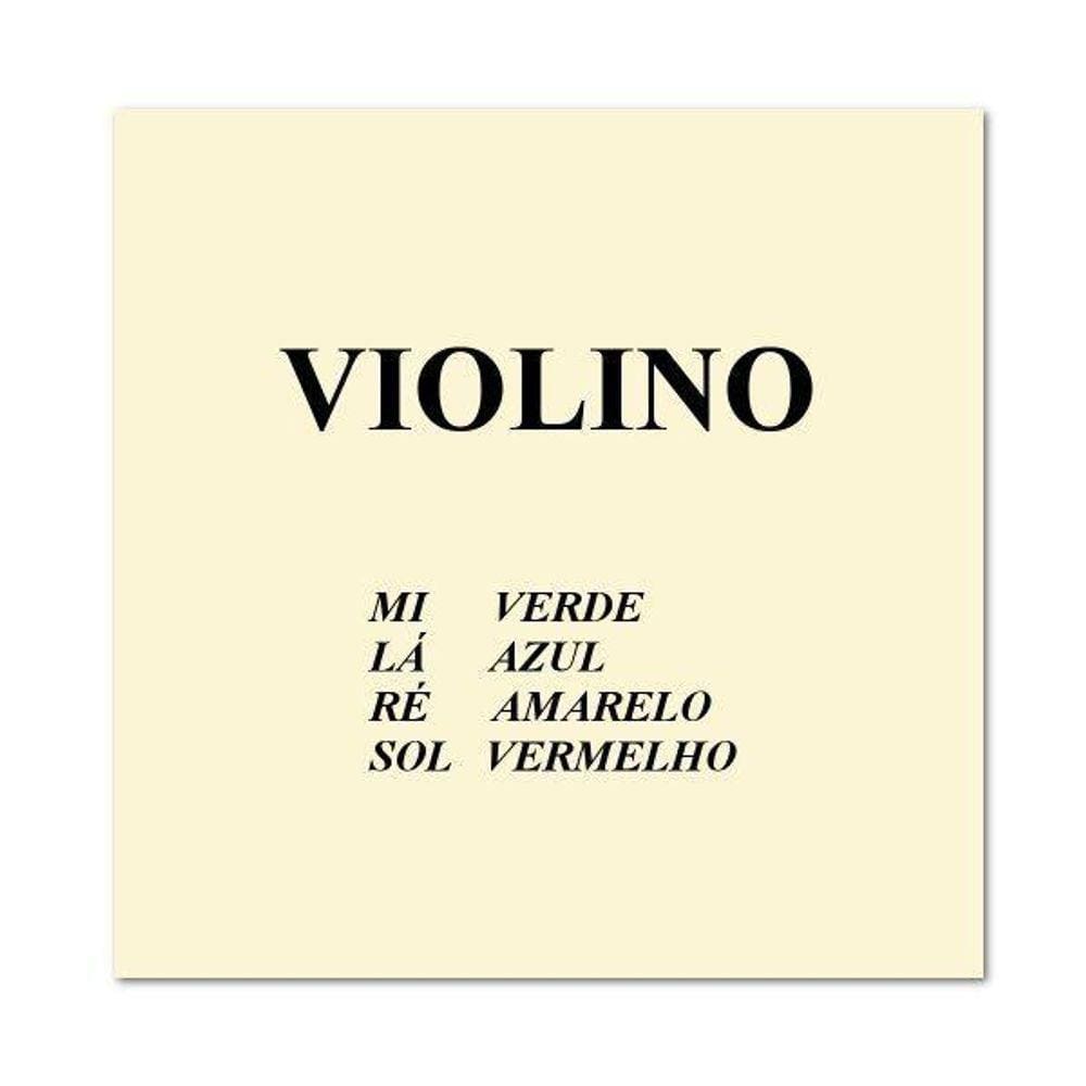Encordoamento Mauro Calixto Violino 4/4 Cordas Tradicionais