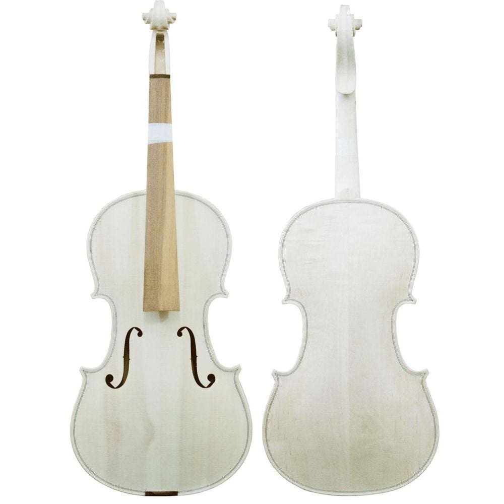 Violino Artesanal Branco 4/4 Madeira Maciça Stradivarius