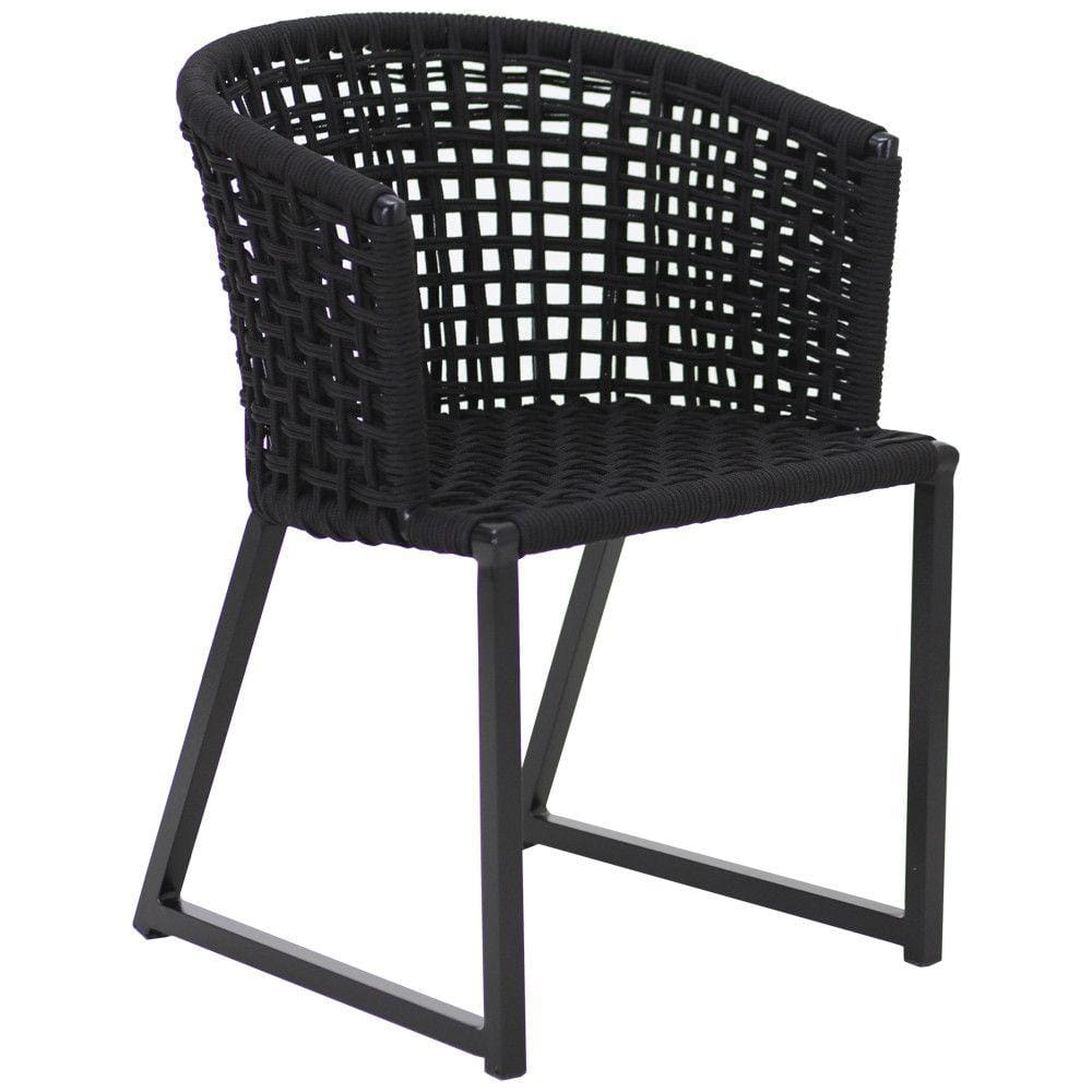 Cadeira Corda Náutica Bali em Alumínio Luxo Área, Jardim, Piscina - Trama