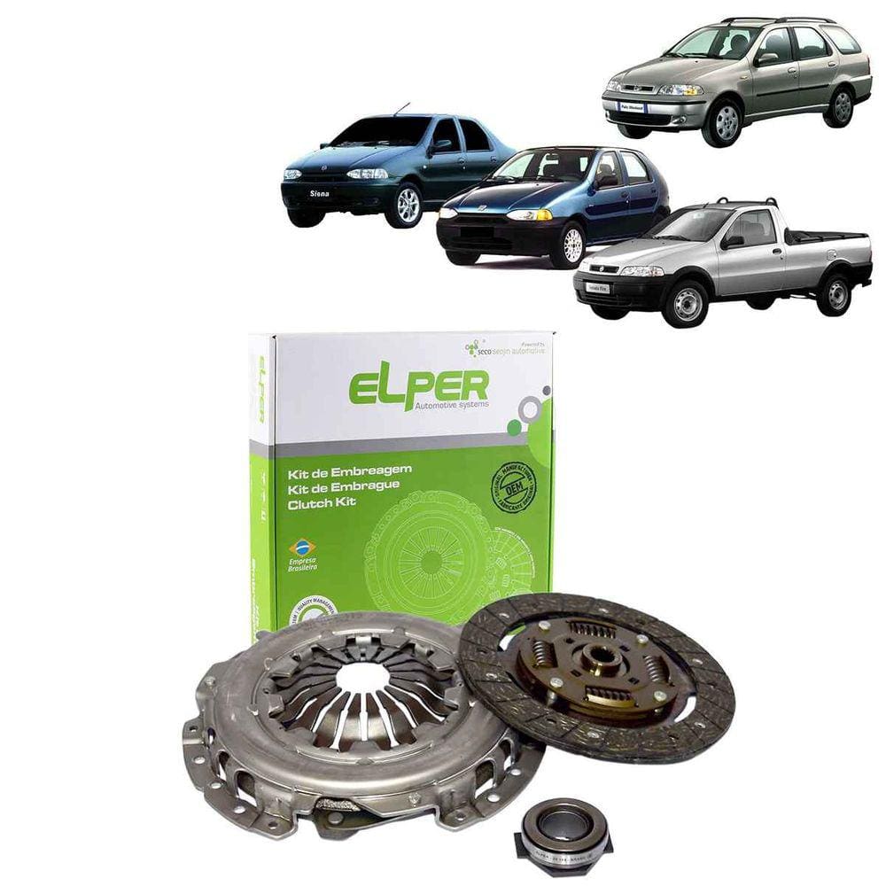 Kit Embreagem Completo Elper Novo 80113 Palio Siena Strada 1.0