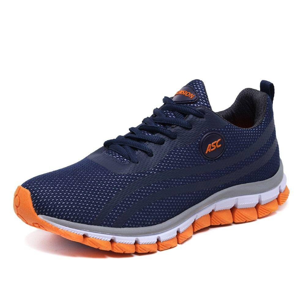 Tenis Ascension Tamanho Especial Caminhada Com Cadarço Otima Qualidade Solado Microexpandido