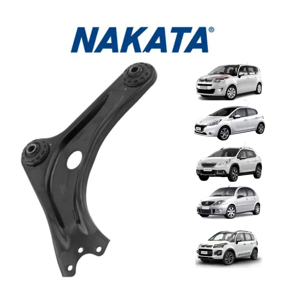 1 Bandeja De Suspensão Sem Pivô Esquerda Dianteira Nakata Citroen C3 Picasso 2011 A 2015