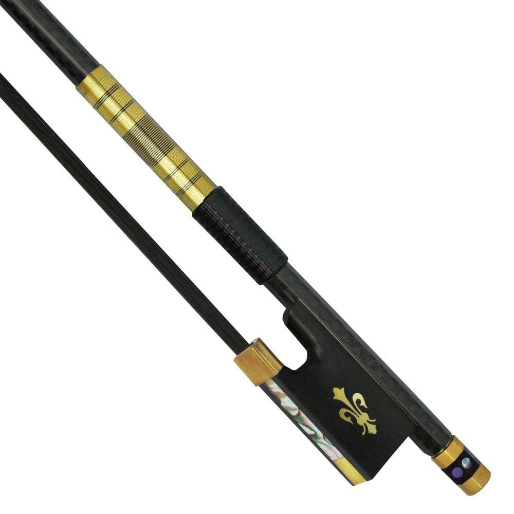 Arco Carbono Profissional Violino 4/4 Ébano Preto