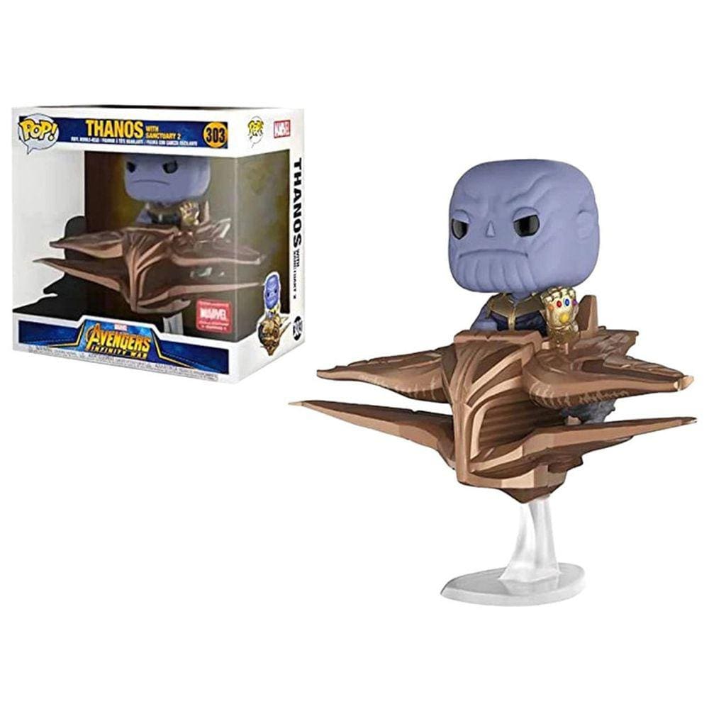 Funko Pop Avengers Infinity War Thanos With Sanctuary 2 Marvel Corps #303