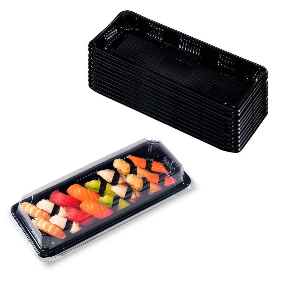 Kit Com 75 Embalagem Delivery Sushi Sashimi Preço