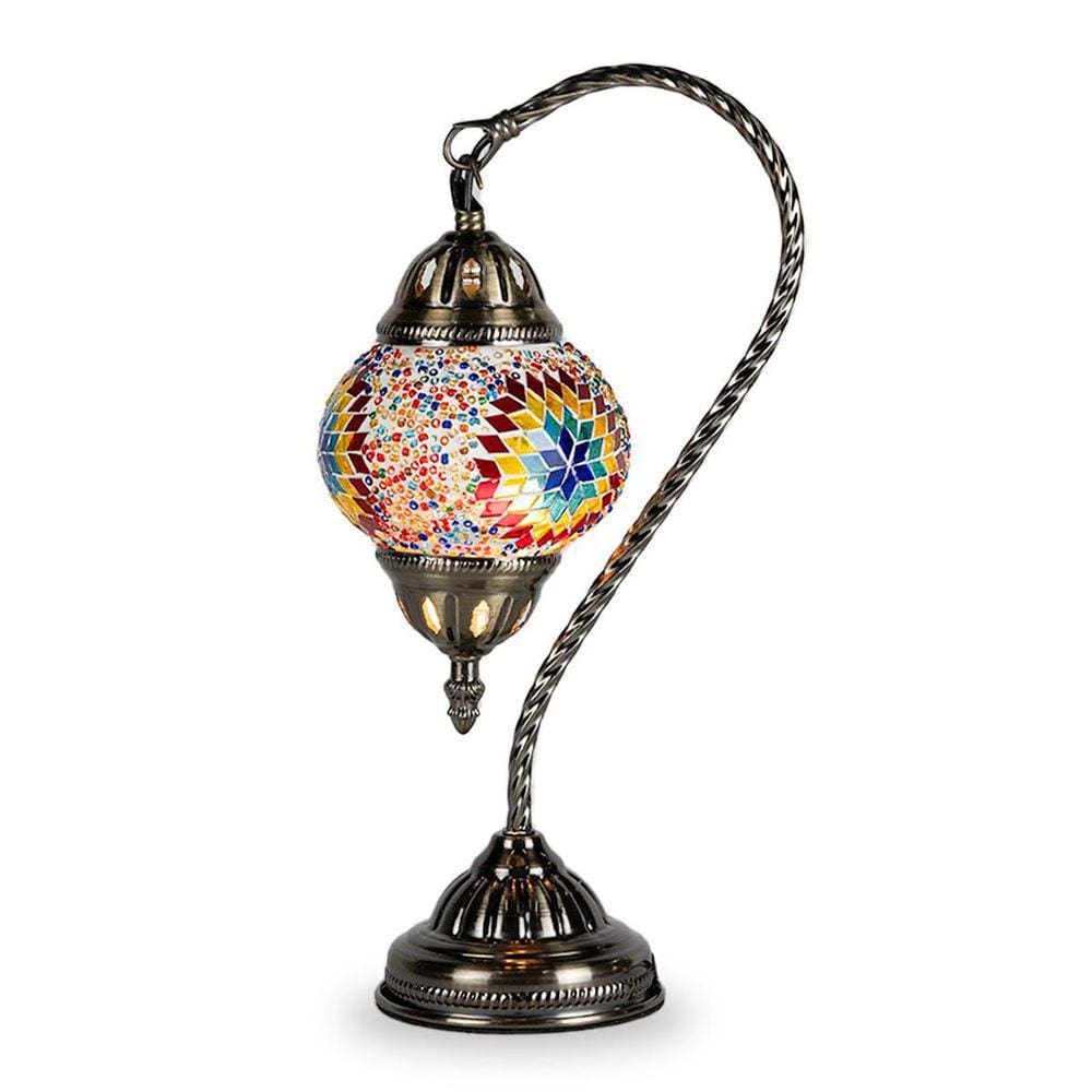 Luminária Pendente Modelo Turco Mosaico 38Cm