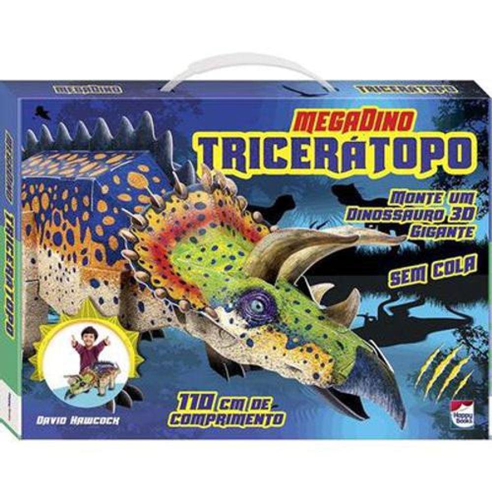 Livro Megadino - Tricerátopo