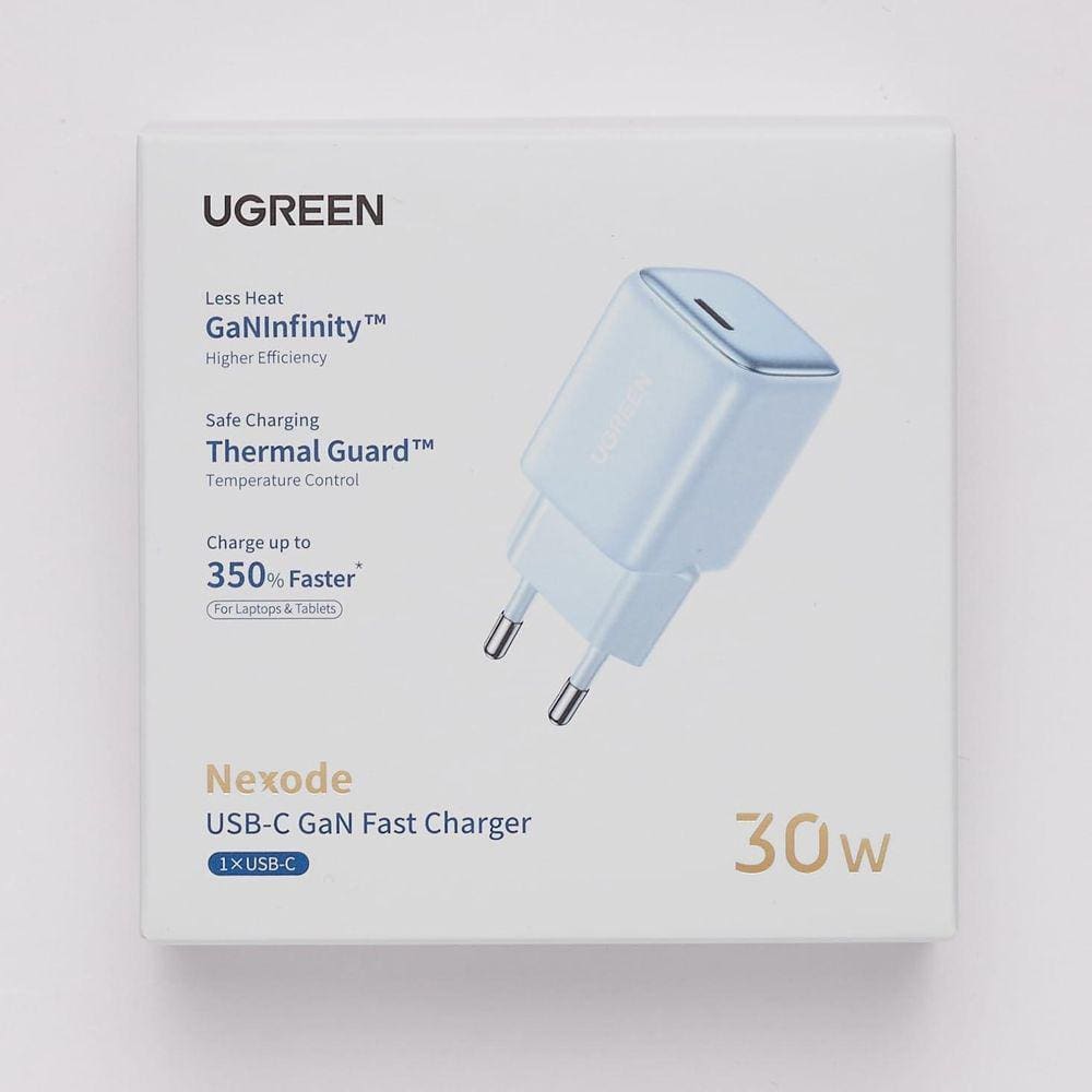 Carregador Ugreen USB-C 30W PD 3.0 Azul