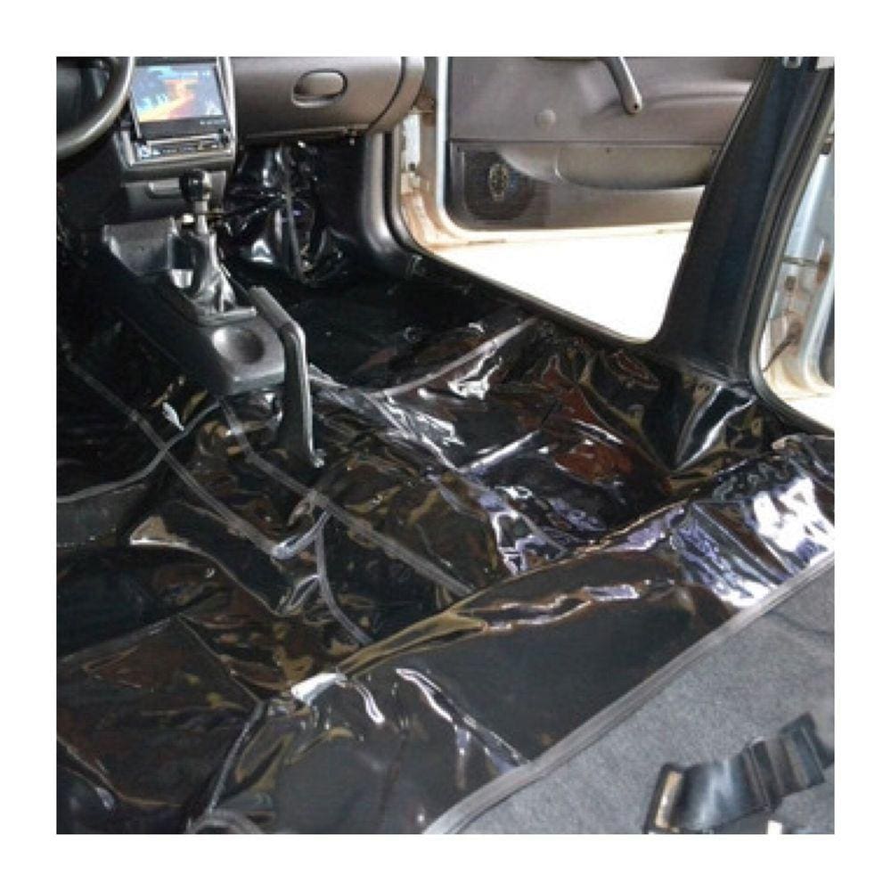 Tapete assoalho verniz liso brilhante para Fiat Strada 2008