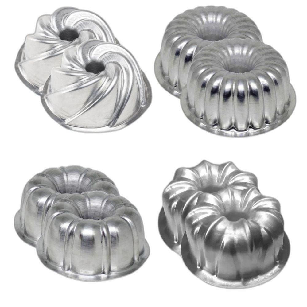 Kit Confeiteiro 8 Formas Bolo Decorada Gomada Vulcão
