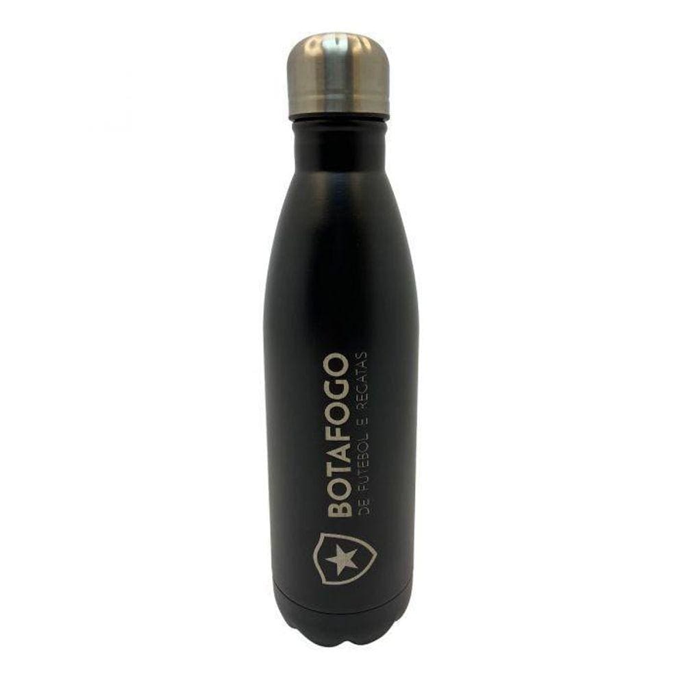 Garrafa Cantil Inox Botafogo Preta 750 Ml