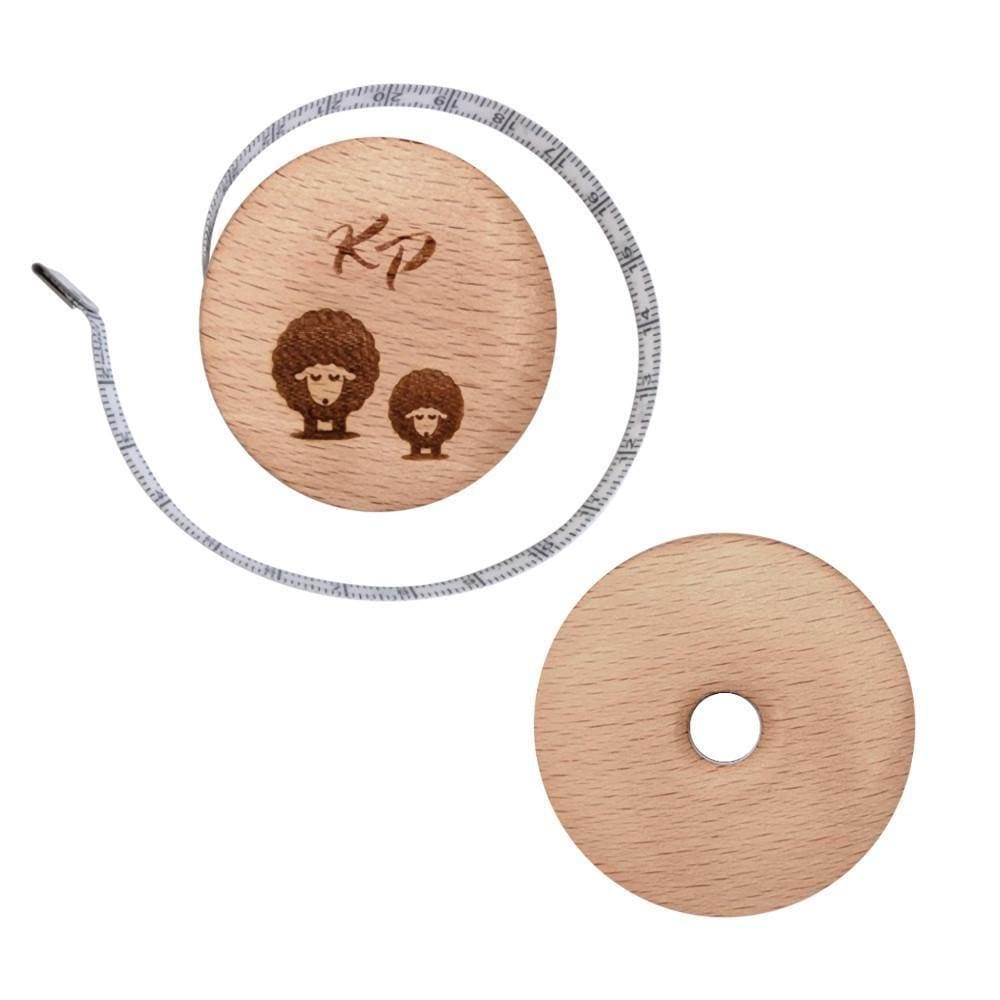 Fita Métrica Retrátil Knitpro De Madeira Redonda 150Cm