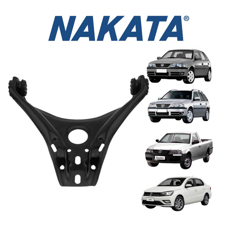 01 Bandeja Suspensão S/Pivô Dianteira Volkswagen Saveiro 1993 A 2008 Nakata