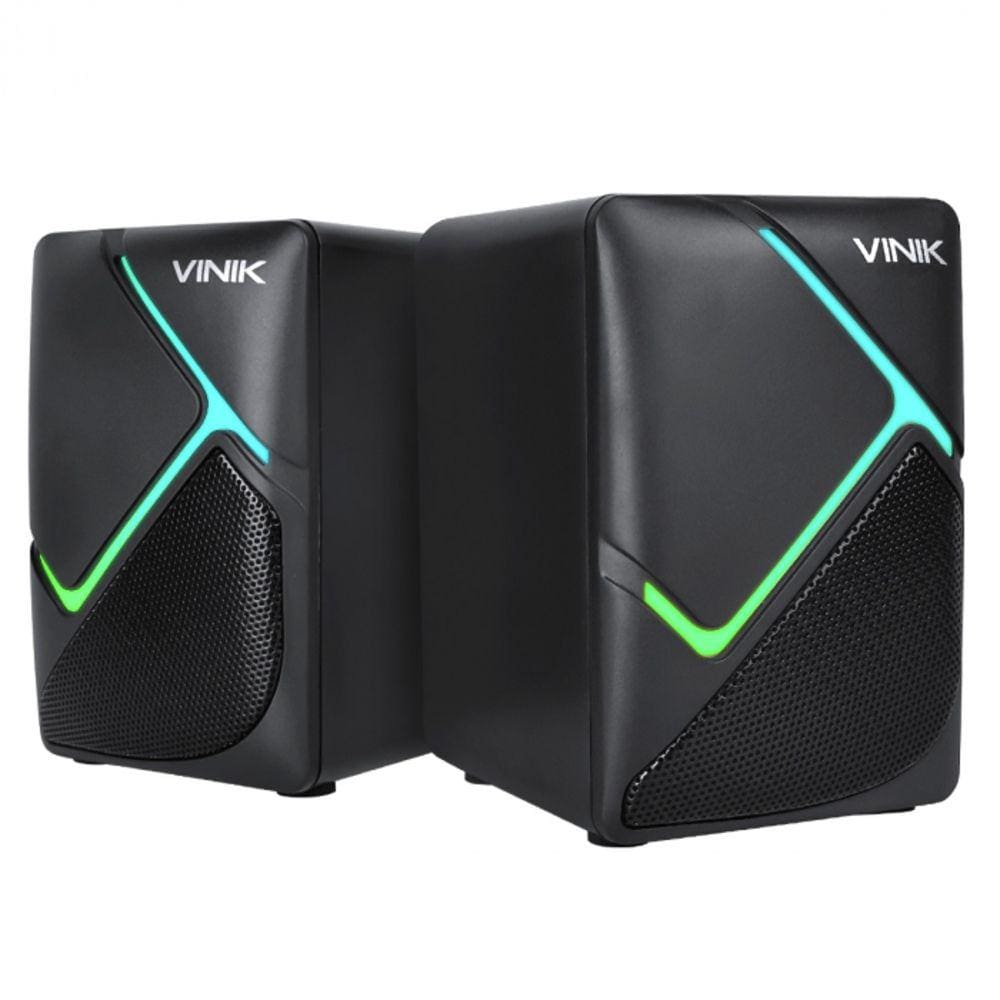 Caixa de Som Gamer Vinik Constelation 6W 2.0 LED Rainbow - VSPKG6WCTL
