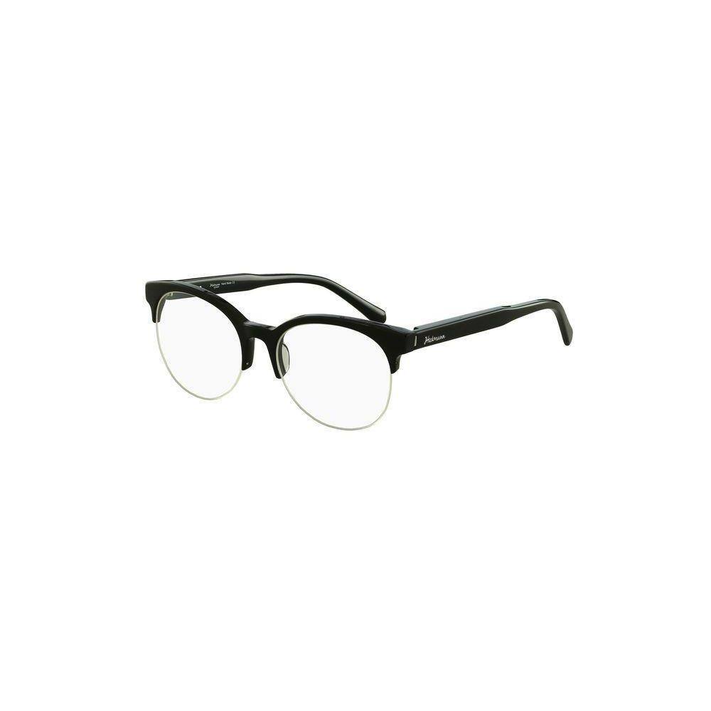 Armação de Óculos Acetato Preto Brilho 52mm x 45mm