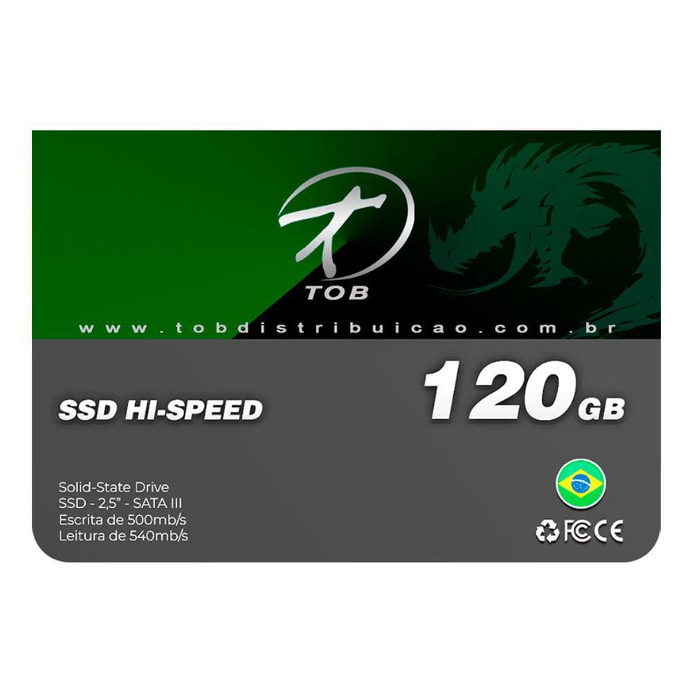 Hd Ssd 120Gb Tob Sata Iii 2.5 Ssd120tob