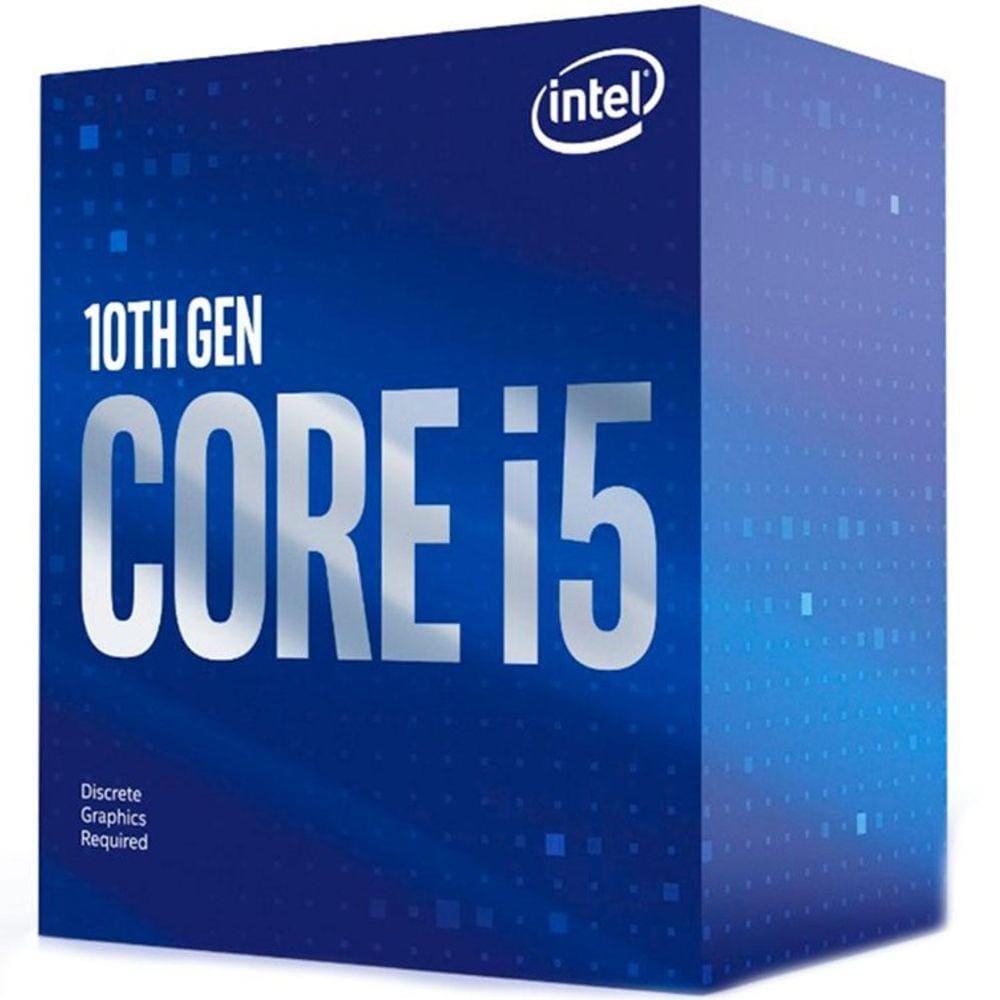 Processador Intel Core i5-10400F, 2.9GHz Cache 12MB, 6 Núcleos, 12 Threads, LGA 1200 - BX8070110400F