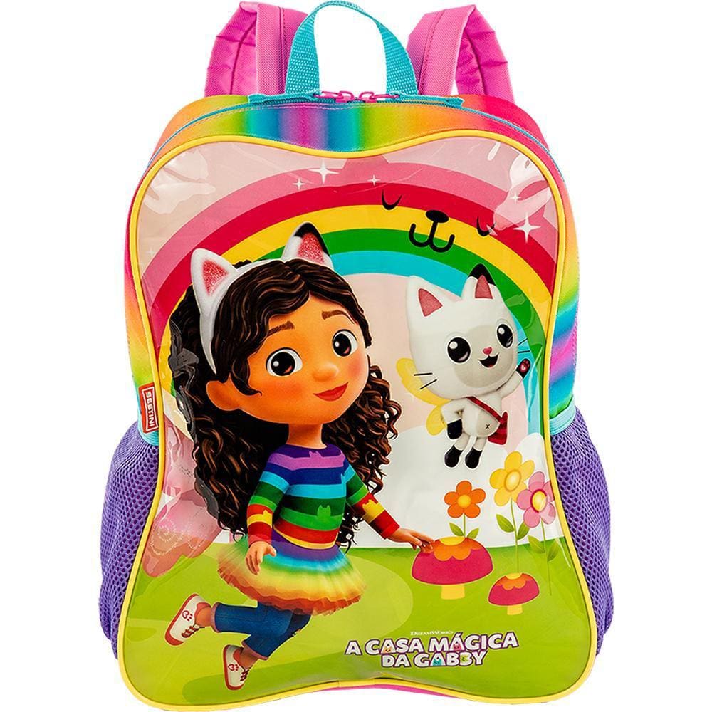 Mochila de Costas Sestini Gabby M Fadas Rosa