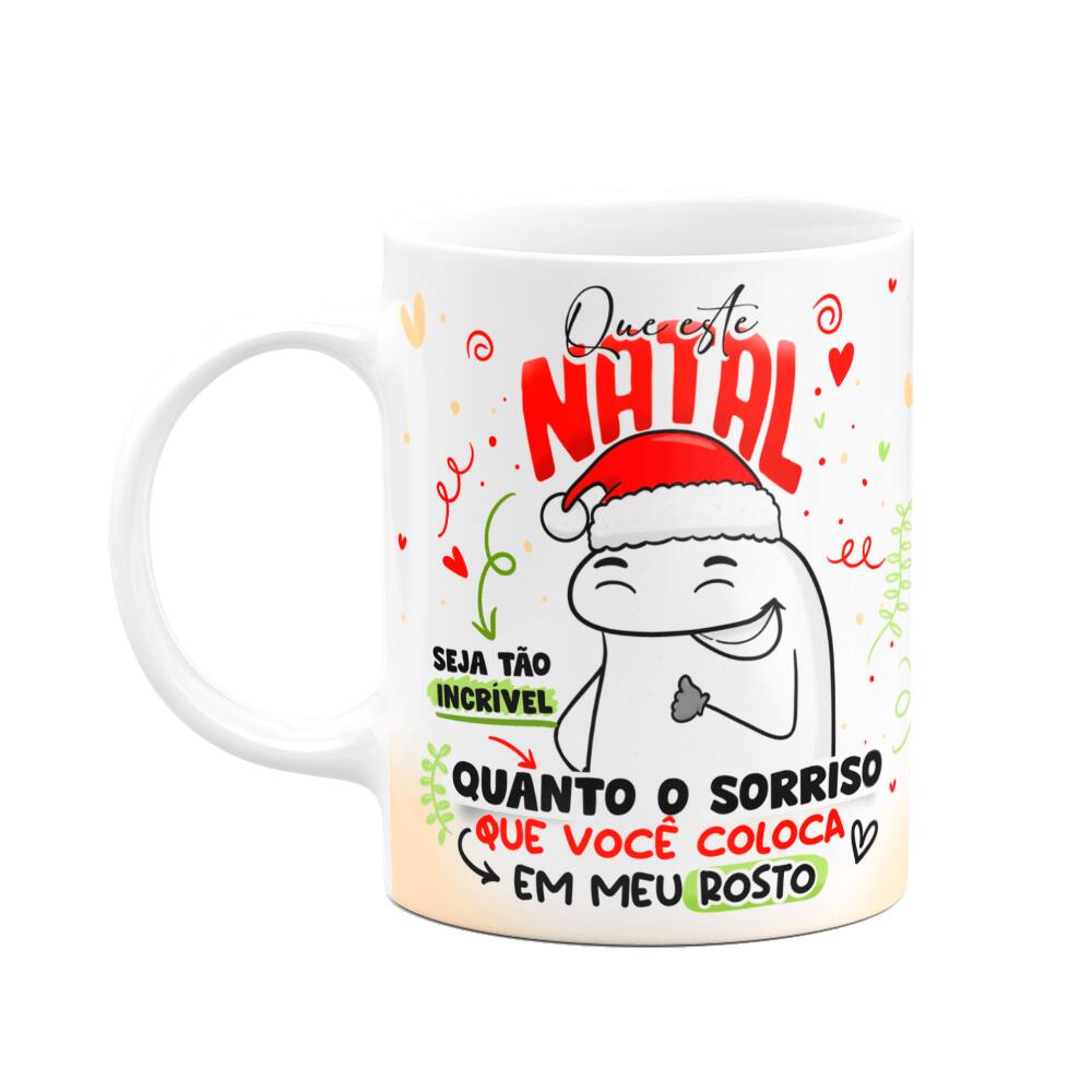 Caneca Flork Natal - Incrível quanto o sorriso