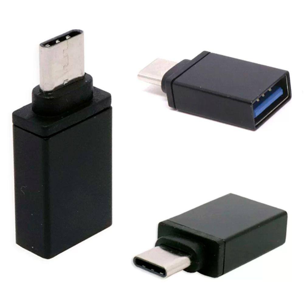 Conversor OTG Tipo C Type Com USB Fêmea