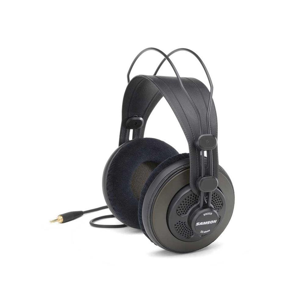Fone De Ouvido Samson Sr850 Studio Head Semiaberto Over-Ear