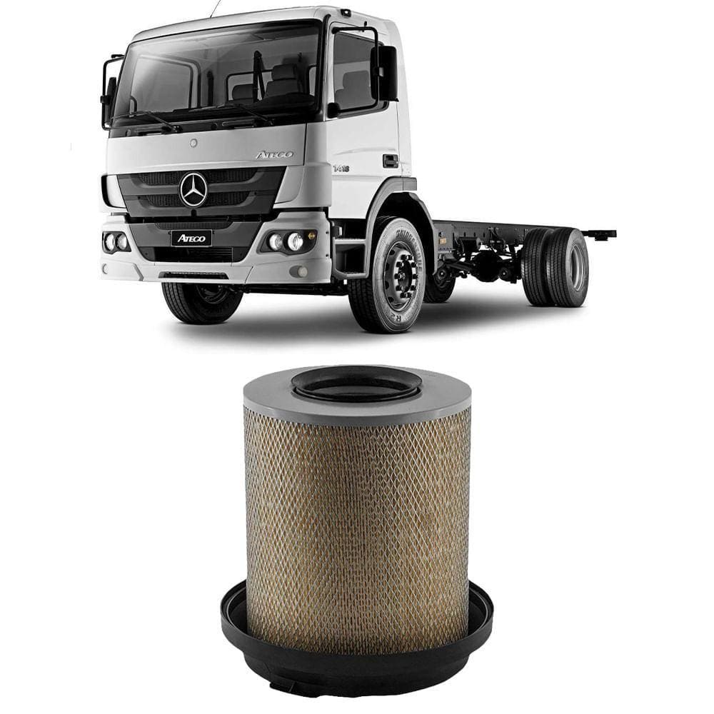 Filtro Ar Mercedes Benz Atego 1318 2425 Axor 2533/48 2831