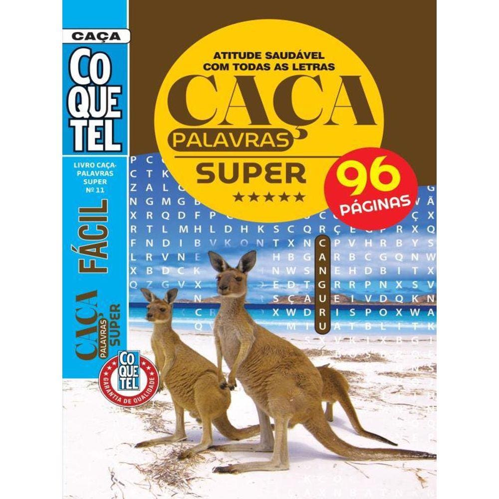 Livro Coquetel Caça Palavras Super Ed 11