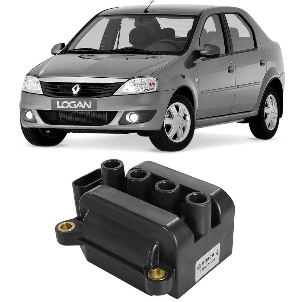 Bobina Ignição Renault Logan 1.0 2008 A 2016 Bosch