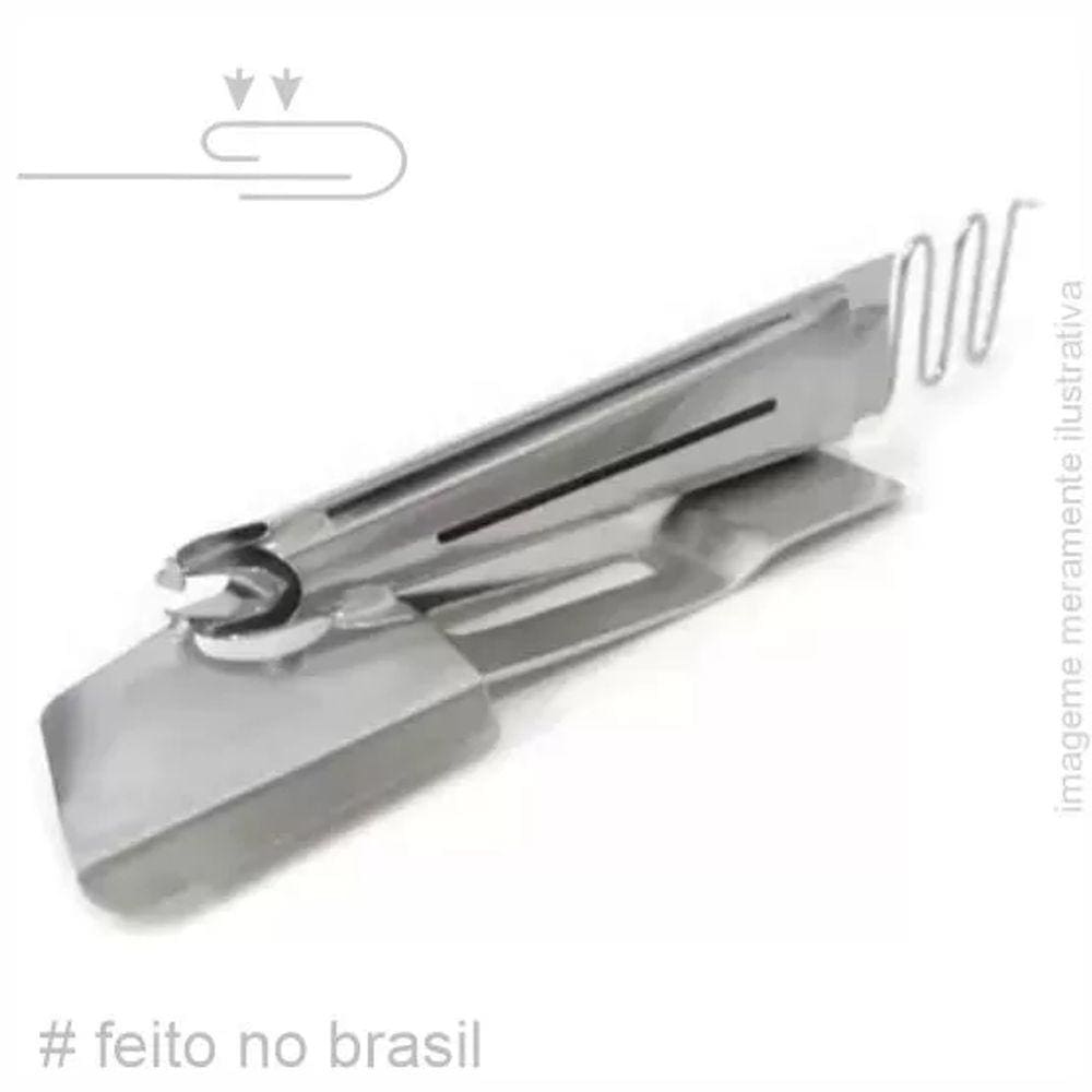 Aparelho Viés Nacional Para Galoneira Industrial - 1 Dobra - N.45Mm