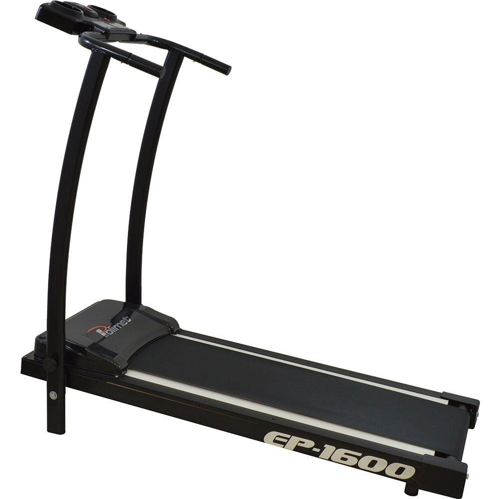Esteira Elétrica Polimet Ep-1600 Dobrável Preta - Bivolt