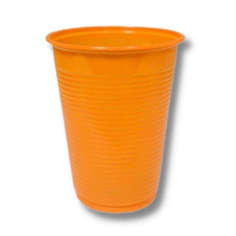 Copo Descartavel 200 Ml. Laranja C/ (40X50 Un.)