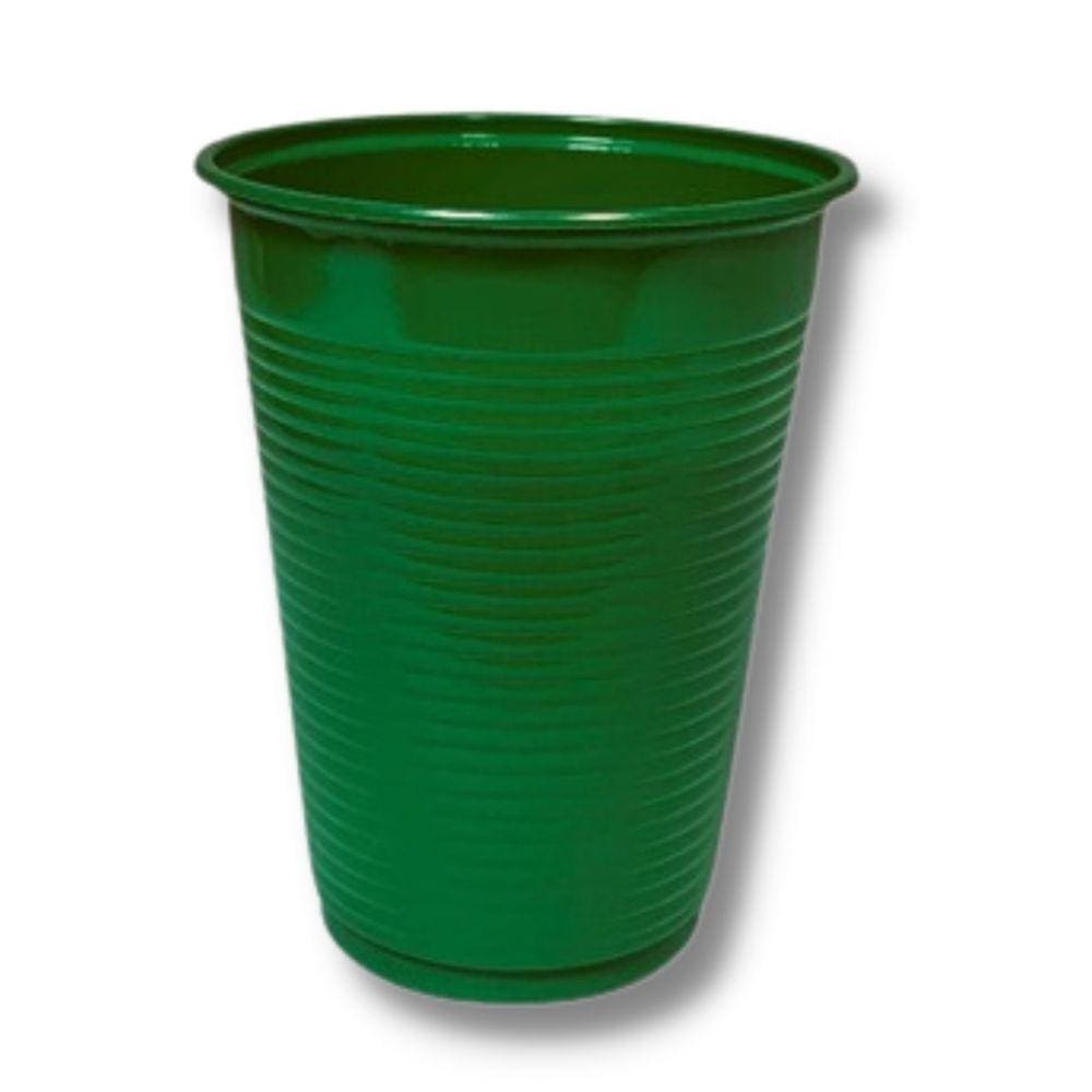 Copo Descartavel 200 Ml. Verde C/ (40X50 Un.)