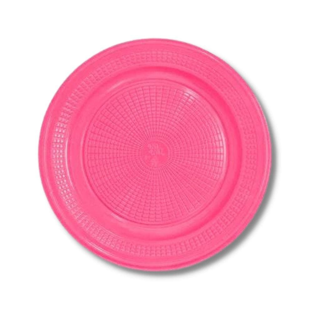 Prato Descartavel (15 Cm.) Pink C/ (100X10 Un.)