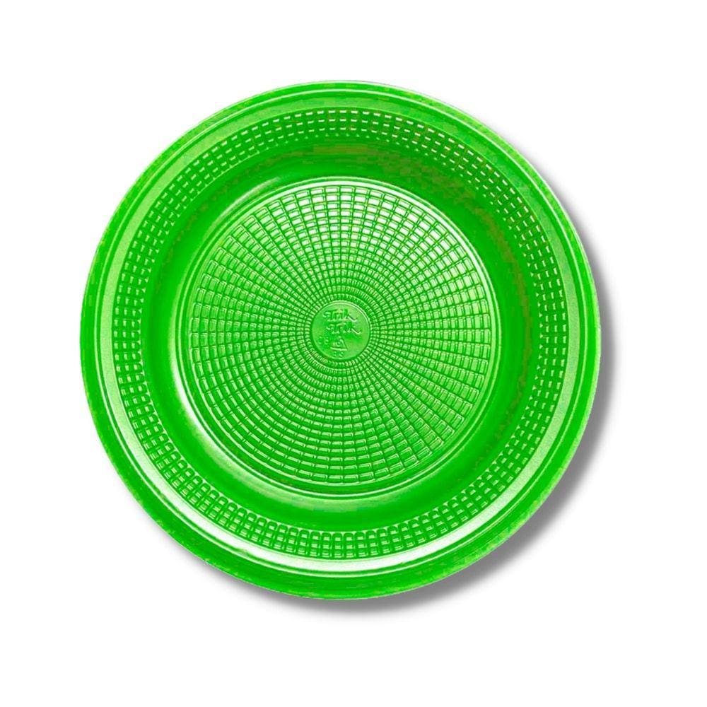 Prato Descartavel (15 Cm.) Verde C/ (100X10 Un.)