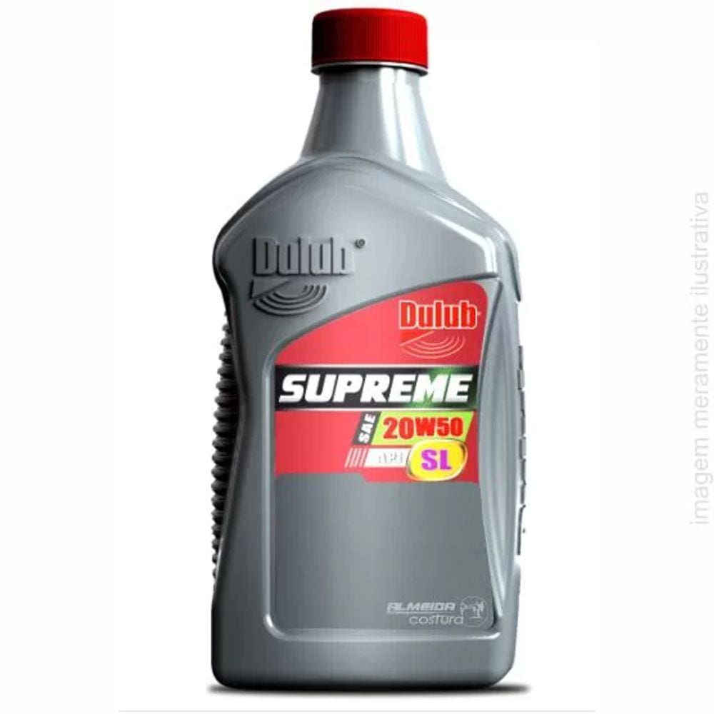 Oleo Supreme 20W50 Sl Para Máquina De Corte 1 Litro