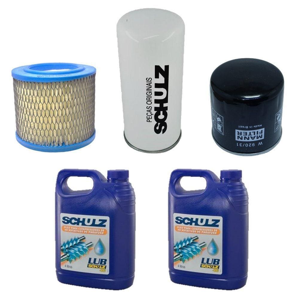 Kit Filtros E óleo Schulz Srp 3010 3015 4010 4015 3010c 3015c