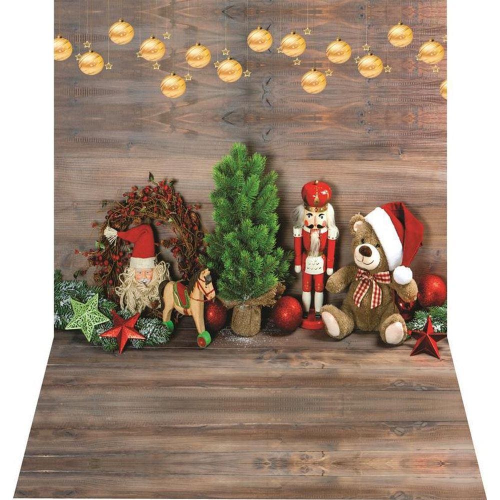 Fundo Fotográfico Newborn Em Tecido Natal 1,50X2,50