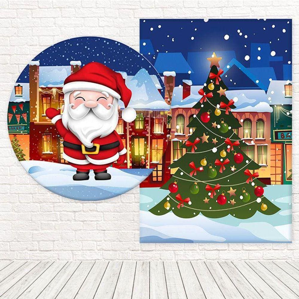 Kit Painéis Casadinho 3D Sublimado Natal Fpc-144