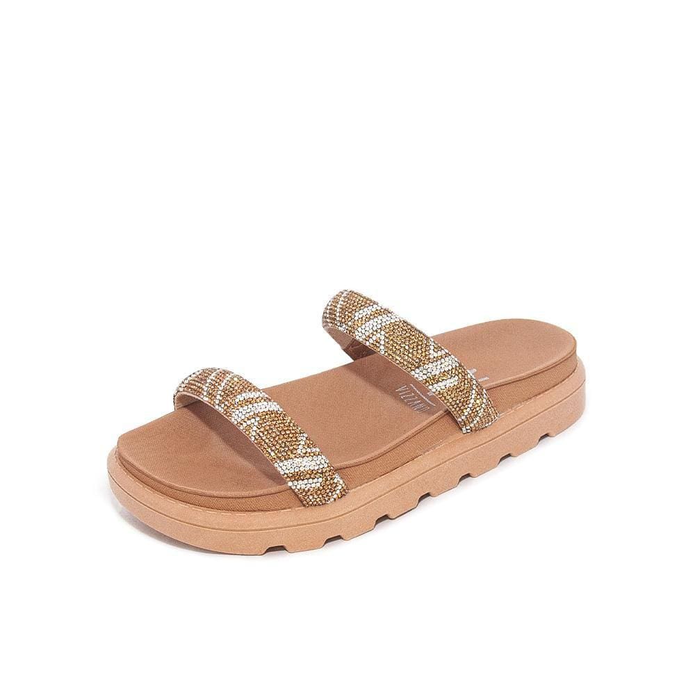 Tamanco Feminino Vizzano Flat REF: 6459110 TIRA PRONTA STRASS