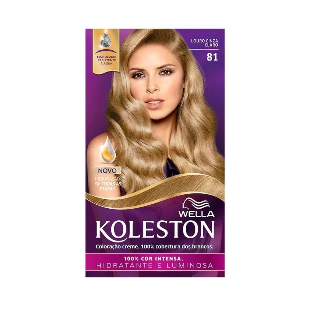koleston kit Coloração - 81 Louro Cinza Claro