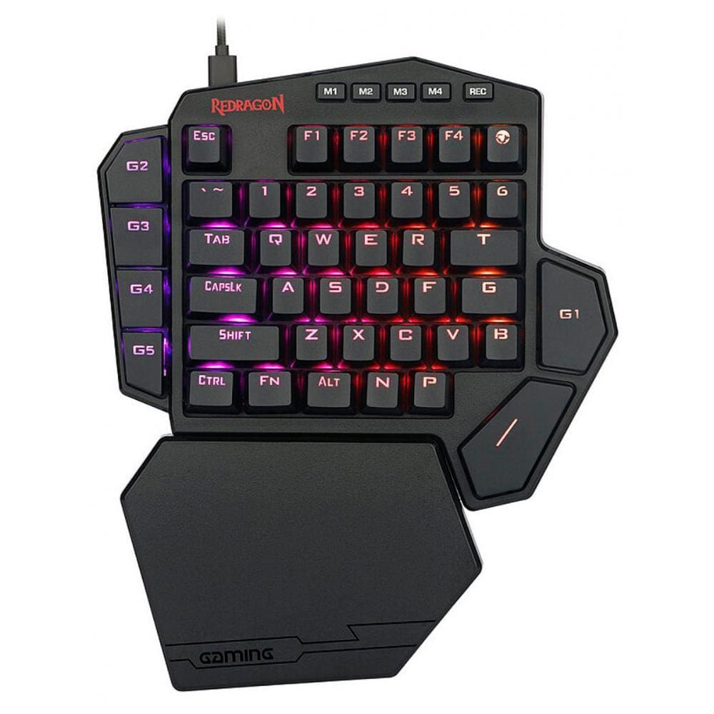 Teclado Mecânico Redragon DITI - Switch Outemu Blue - LED RGB - Apoio de Pulso Removível - K585 RGB