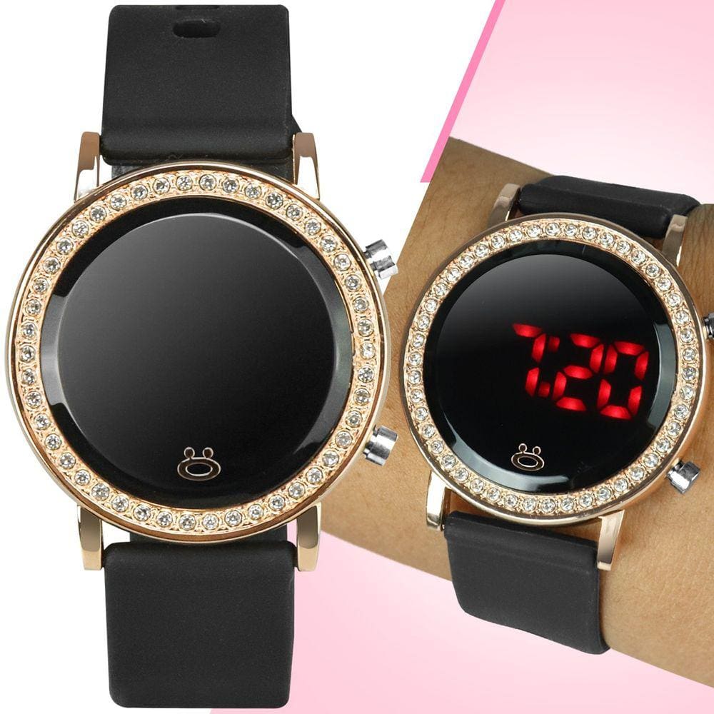 Relogio feminino premium exclusivo strass